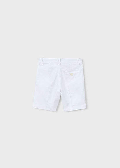 Linen suiting Bermuda shorts