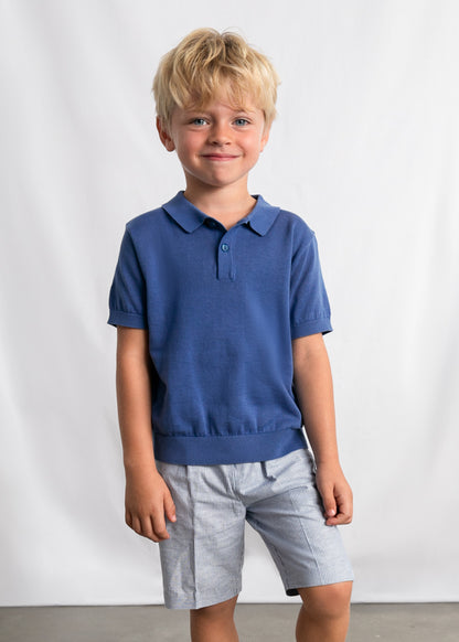 Linen suiting Bermuda shorts