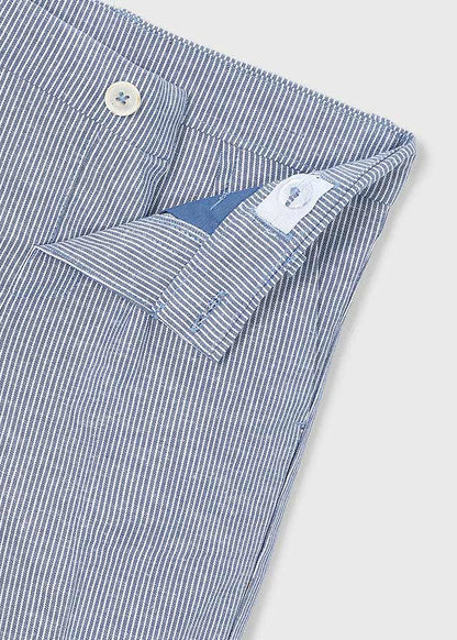 Linen suiting Bermuda shorts