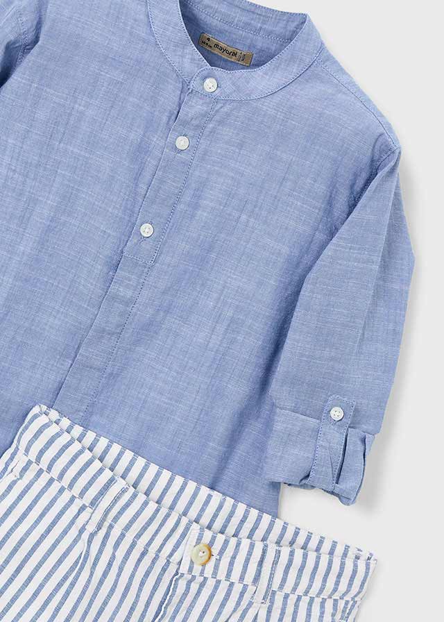 Compl.bermuda lino suiting