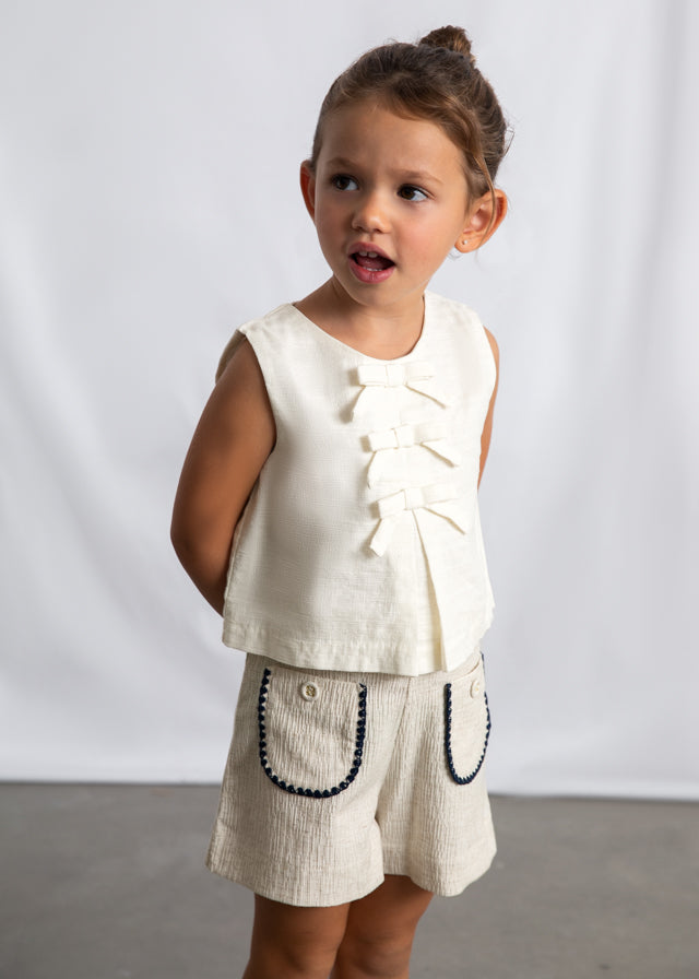 Pantalone corto tasche