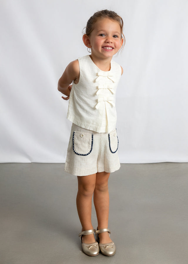 Pantalone corto tasche