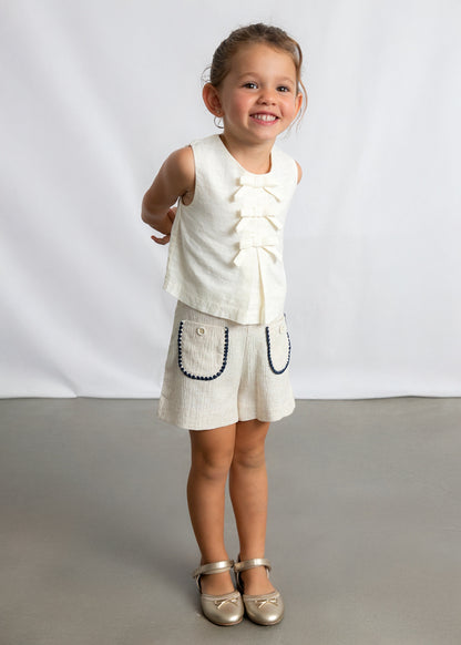 Pantalone corto tasche