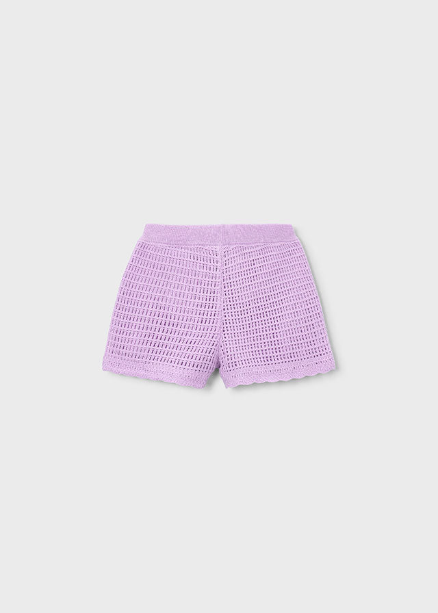 Pantalone corto tricot