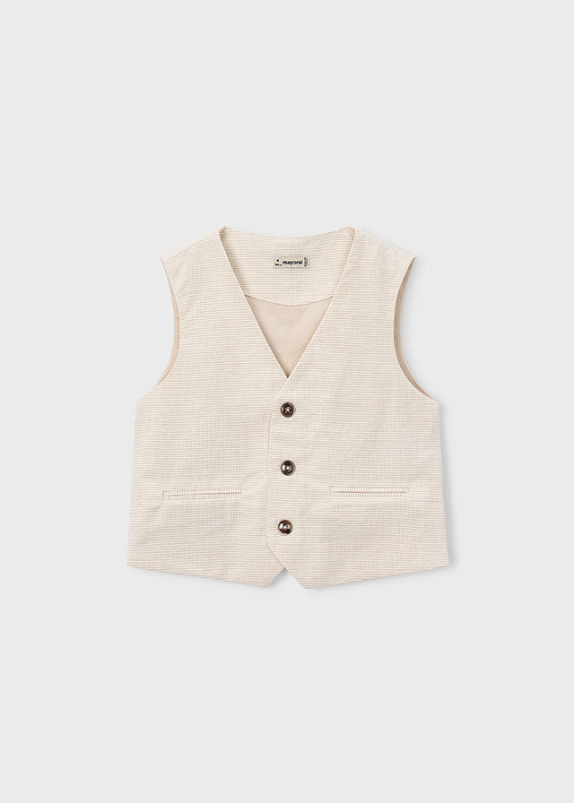 Gilet lino suiting