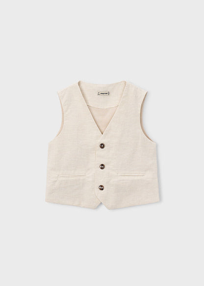 Gilet lino suiting