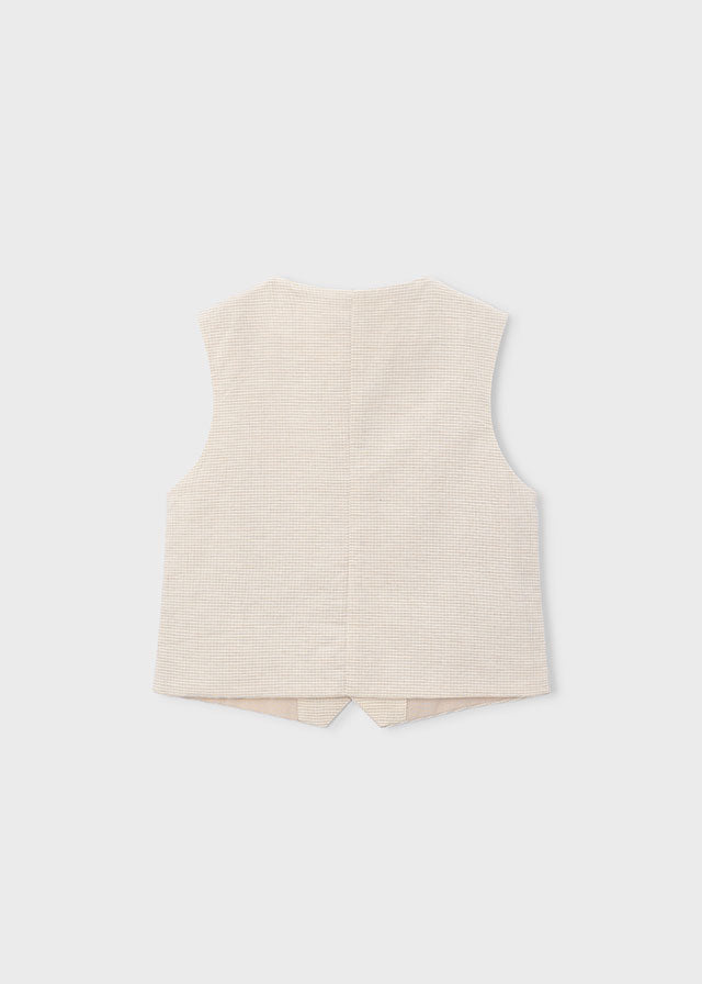 Gilet lino suiting