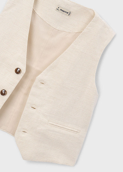 Gilet lino suiting