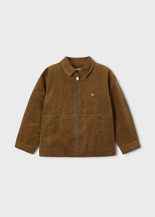 Suede hunting jacket