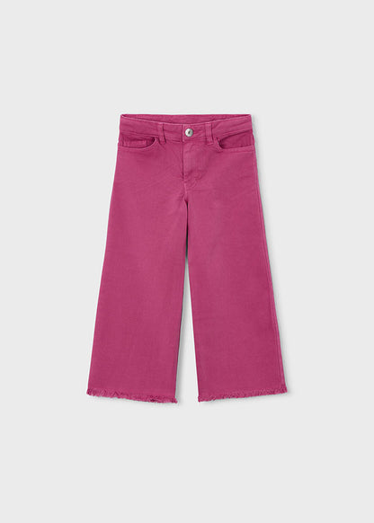 Pantalone twill wide leg