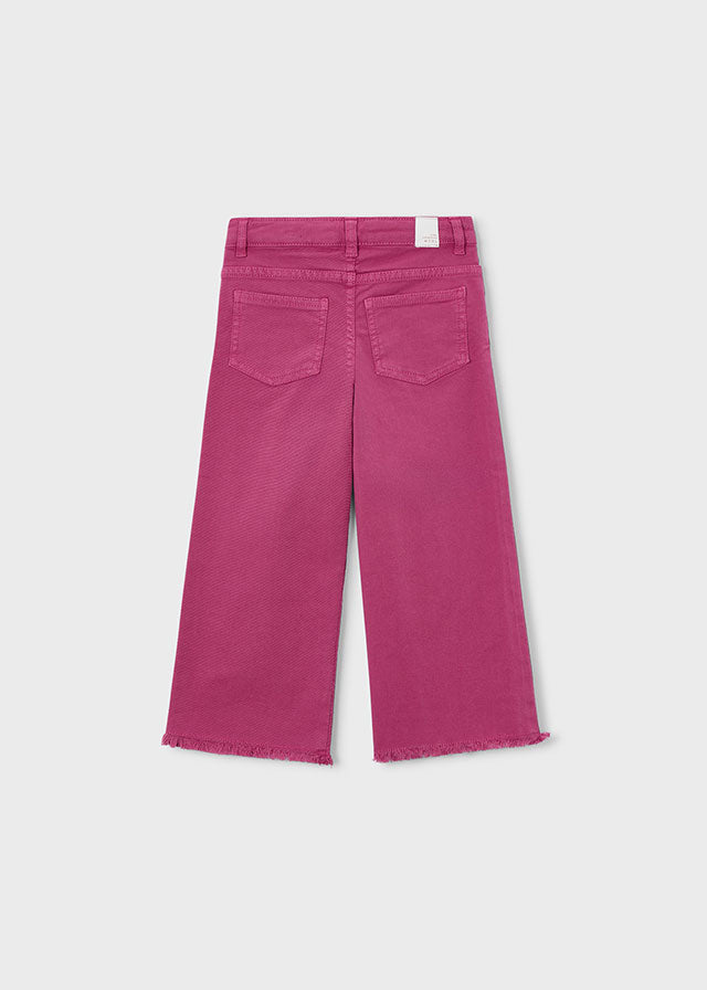 Pantalone twill wide leg