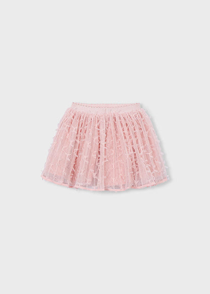 Tulle skirt with patterns