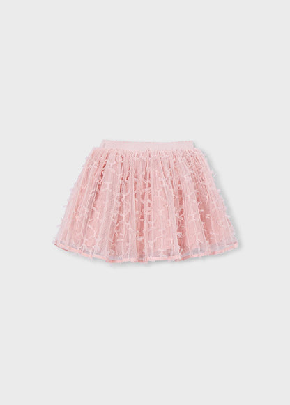 Tulle skirt with patterns