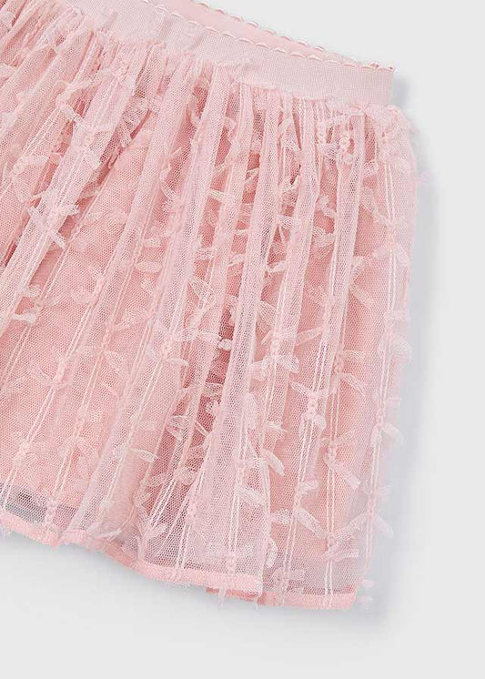 Gonna in tulle con fantasie