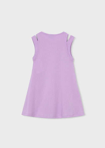 Cut-out studded dress