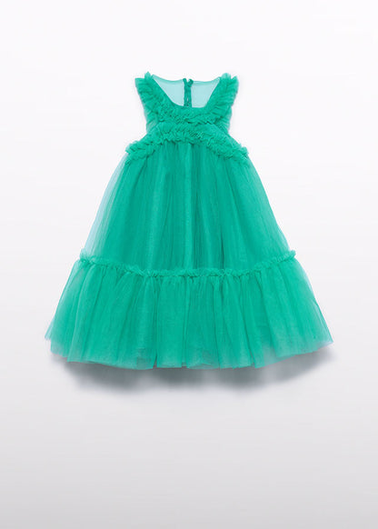 Vestito tulle volan