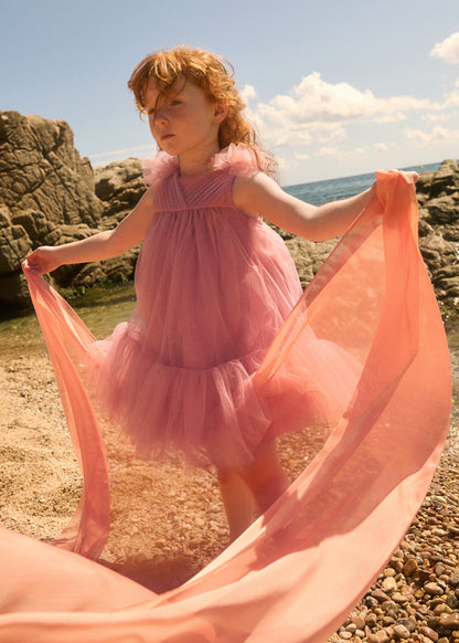 Vestito tulle volan
