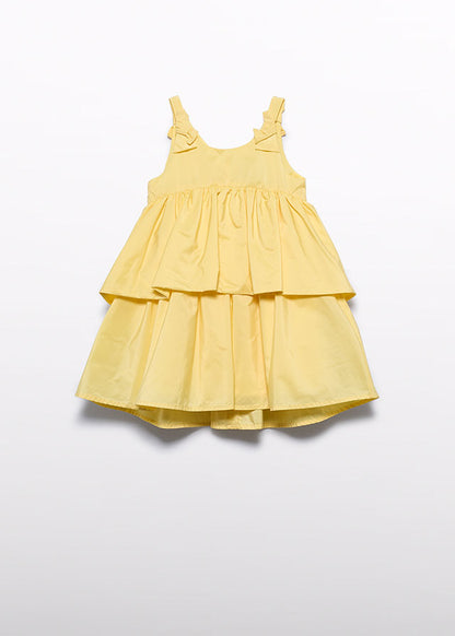 Vestito tafetan volant