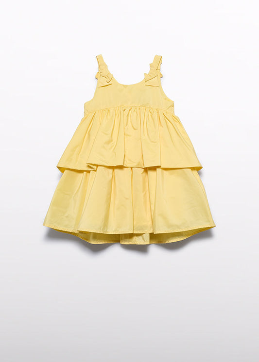 Vestito tafetan volant