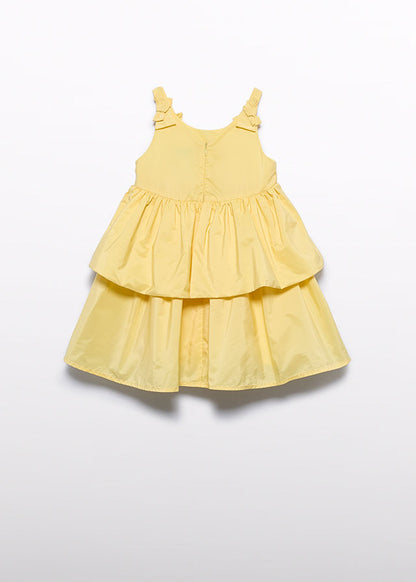 Vestito tafetan volant