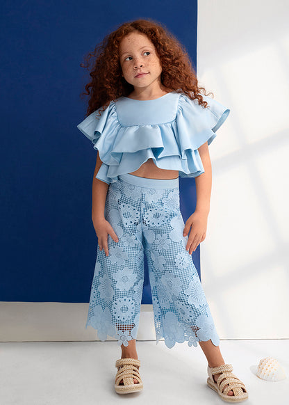 Compl. pantalone culotte guip