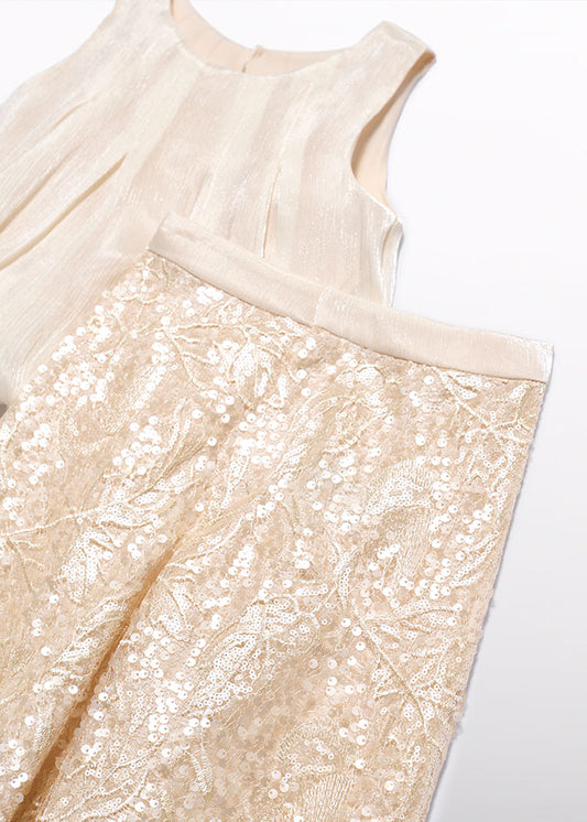 Compl. pant. lungo e lustrini