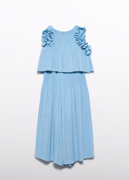 Compl. pantalone chiffon plis