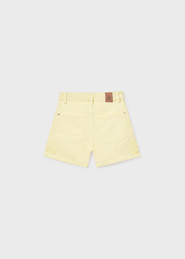 Pantalone corto cot. fantasia