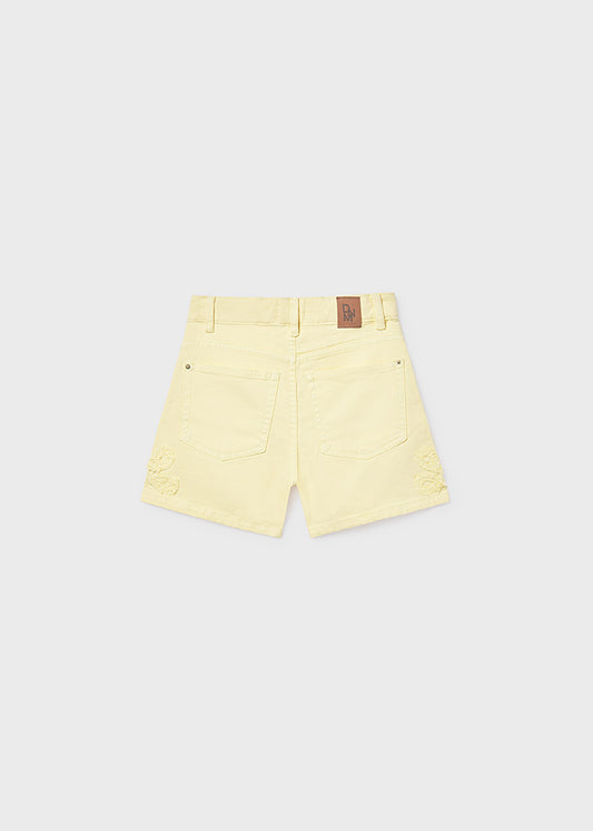 Pantalone corto cot. fantasia