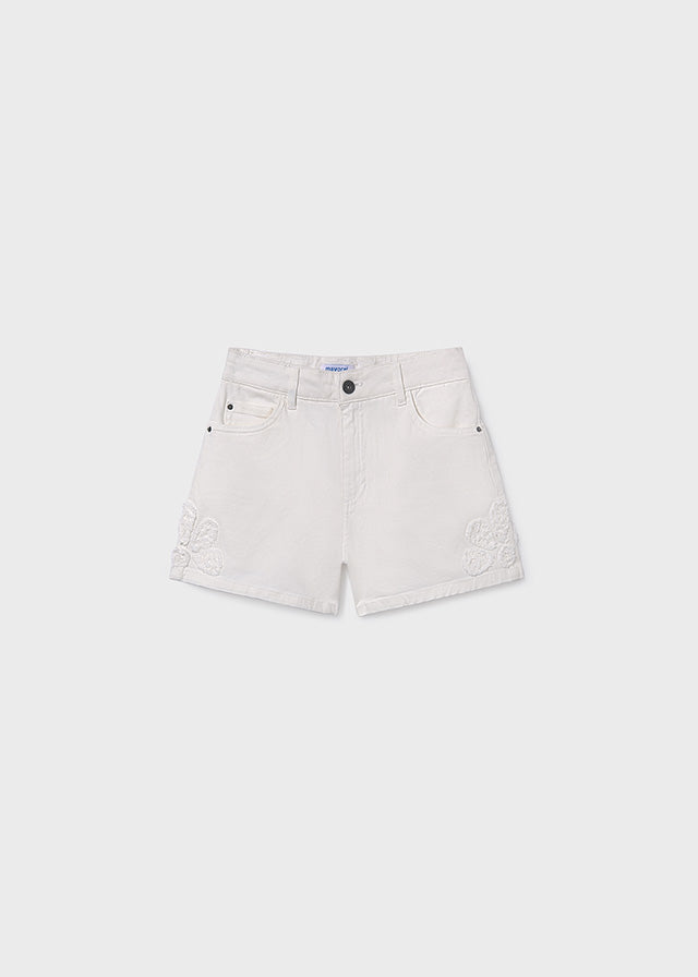 Pantalone corto cot. fantasia