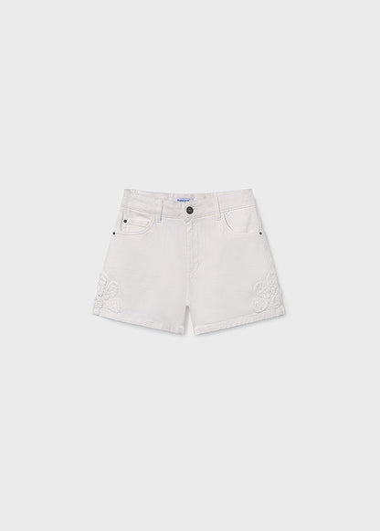 Pantalone corto cot. fantasia