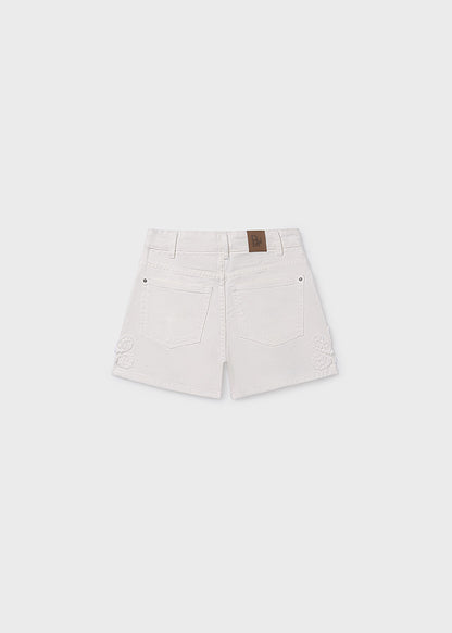 Pantalone corto cot. fantasia
