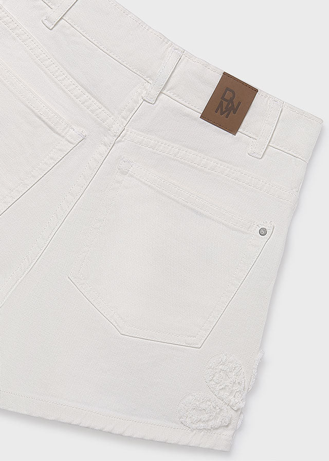 Pantalone corto cot. fantasia