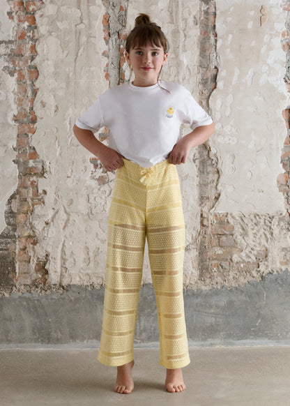 Pantalone lungo tipo crochet