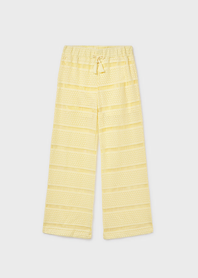 Pantalone lungo tipo crochet
