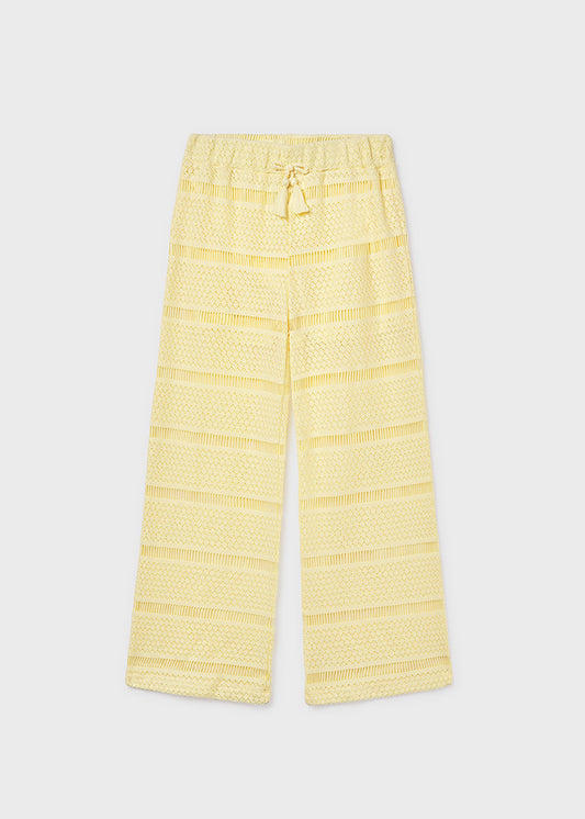 Pantalone lungo tipo crochet