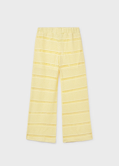 Pantalone lungo tipo crochet