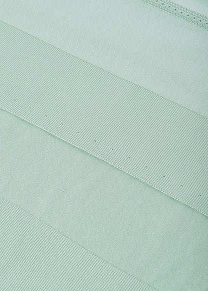 Knitted cotton blanket