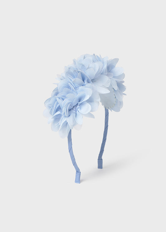 Cerchietto fiori tulle