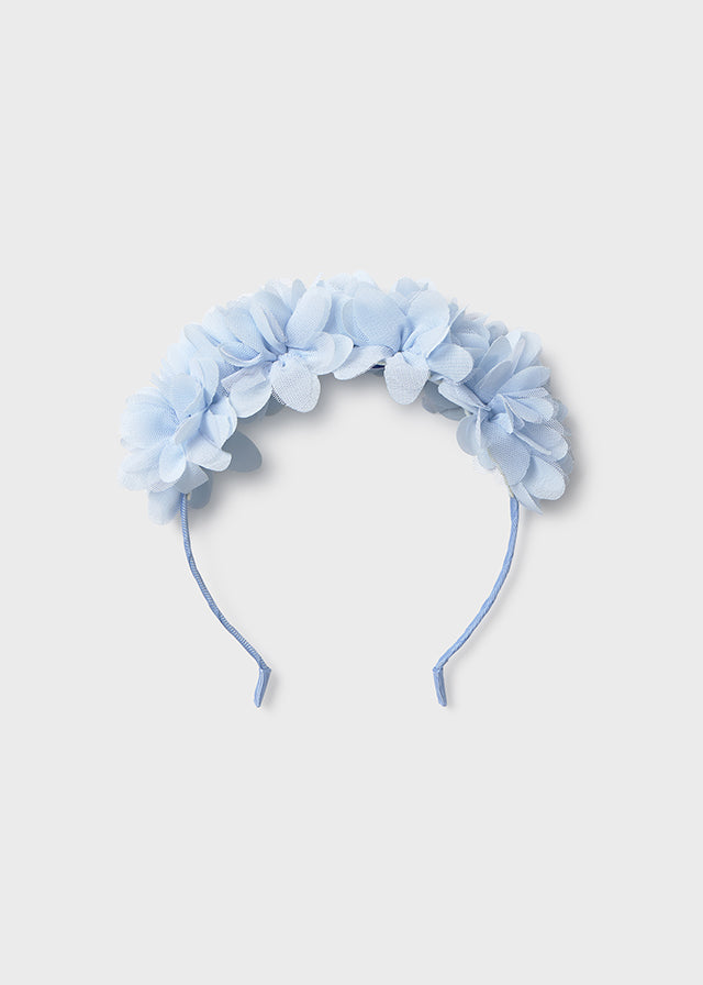 Cerchietto fiori tulle