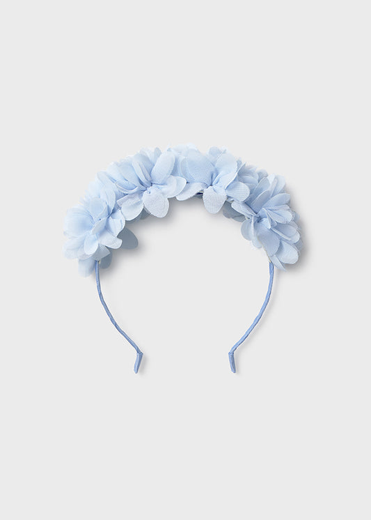 Cerchietto fiori tulle