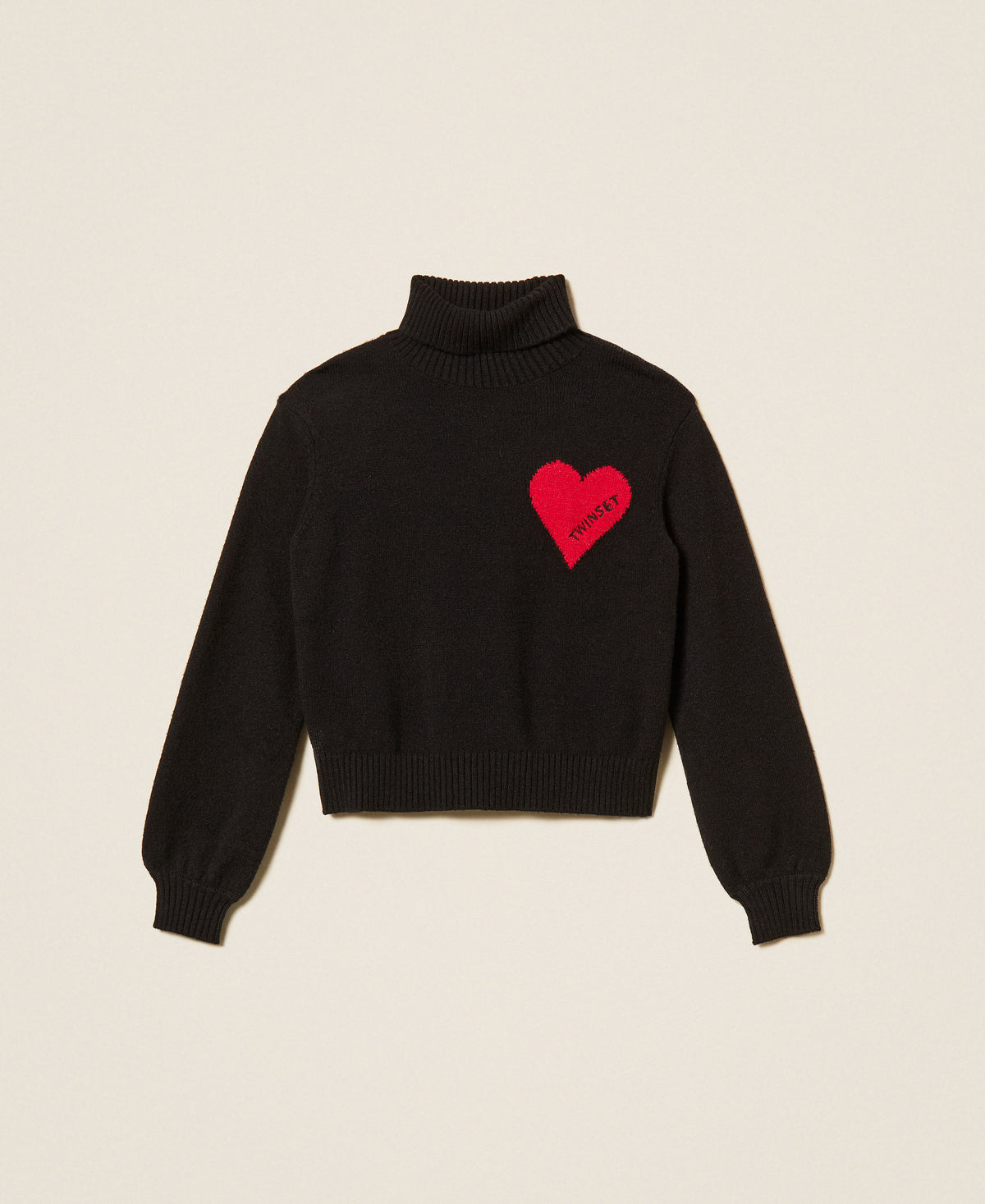 LUPETTO IN MAGLIA DETTAGLIO CUORE