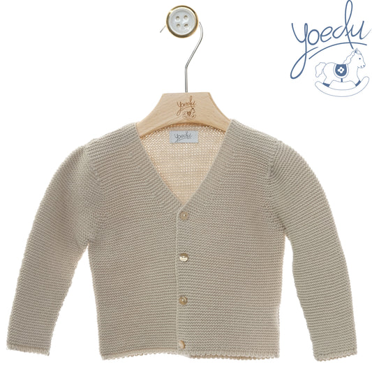 Golfino bambino Yoedu in lana con scollo a V, fronte