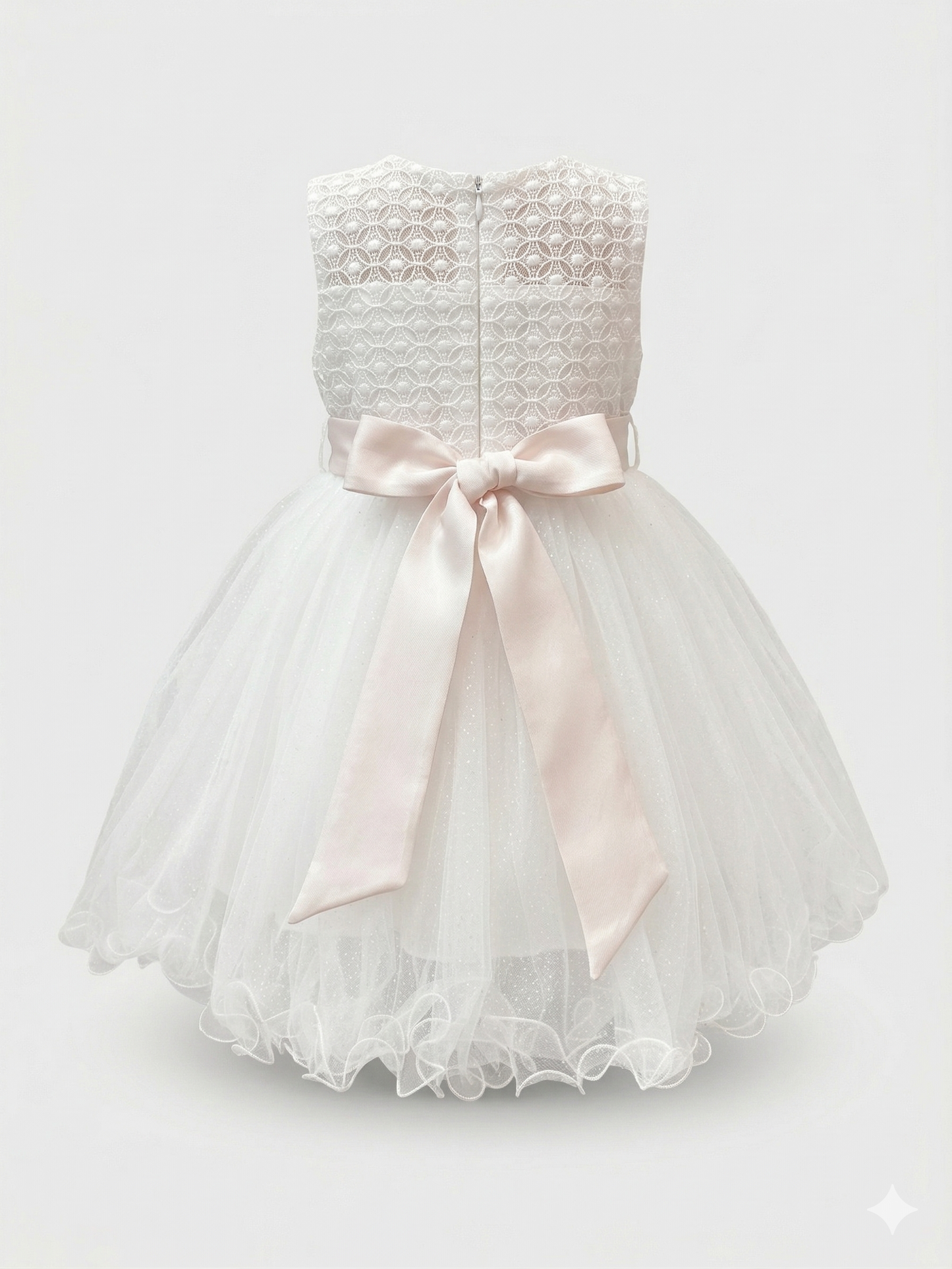 White christening gown with headband
