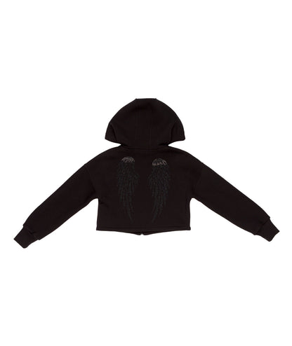 FELPA CAPPUCCIO ZIP GIRL