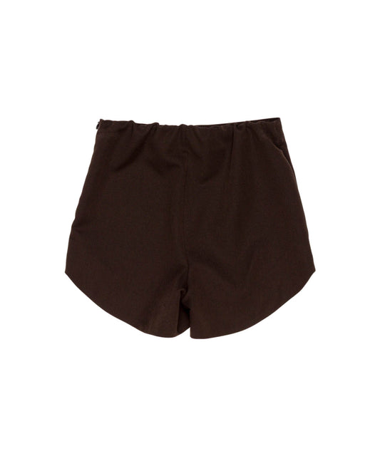 Retro degli shorts Lú Lú by Miss Grant color moro con elastico