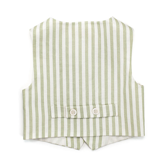 Gilet in misto lino