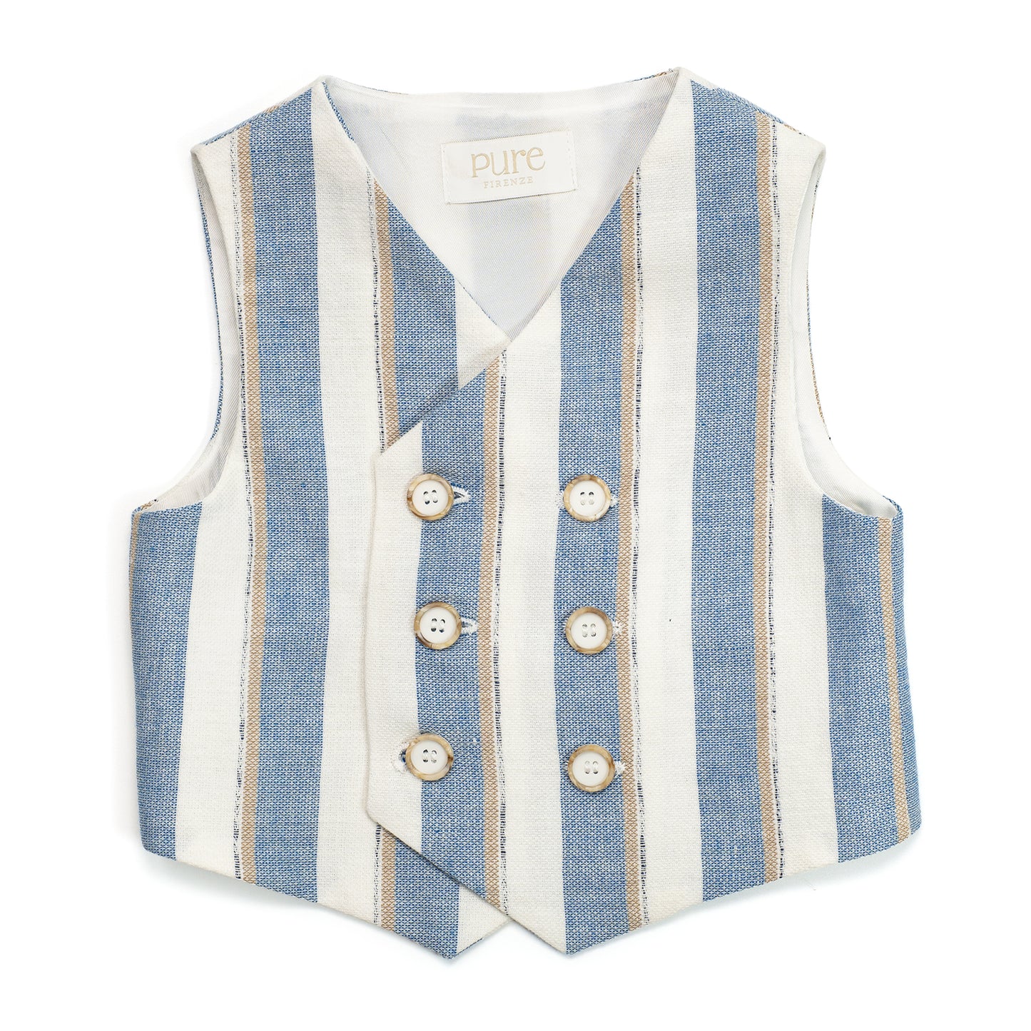 Gilet in misto lino