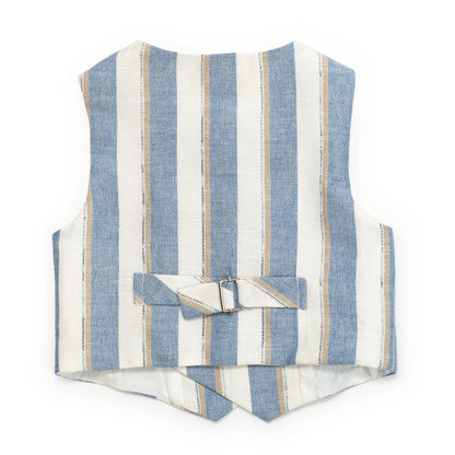 Gilet in misto lino