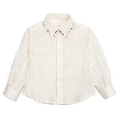 Camicia in misto lino